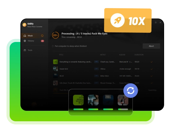 Conversion musicale en lots 