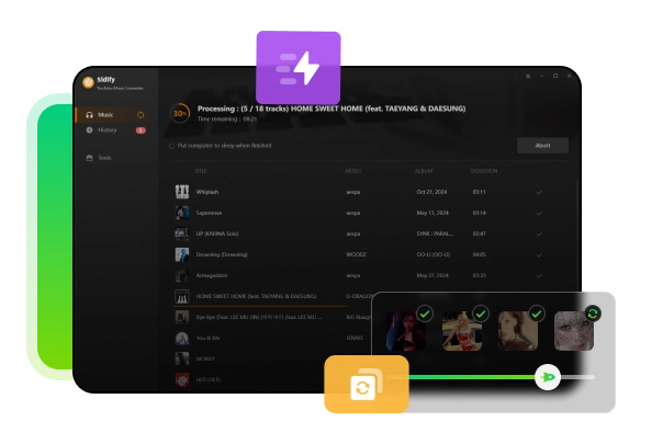 Téléchargez toutes les playlists de YouTube Music en une seule fois