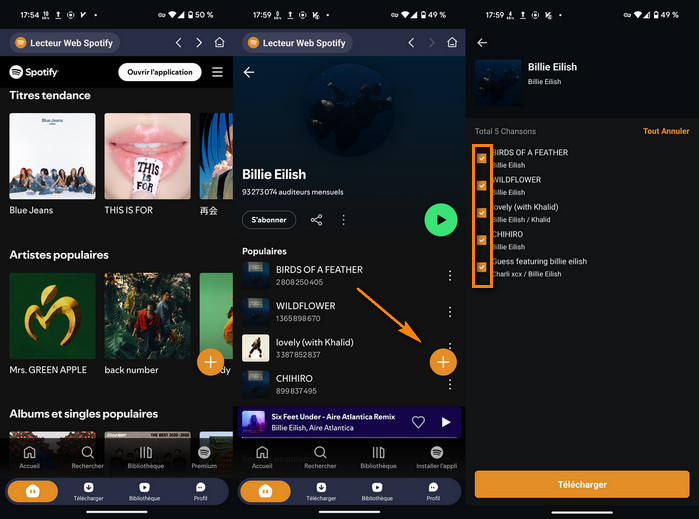 Ajouter de la musique Spotify à Sidify