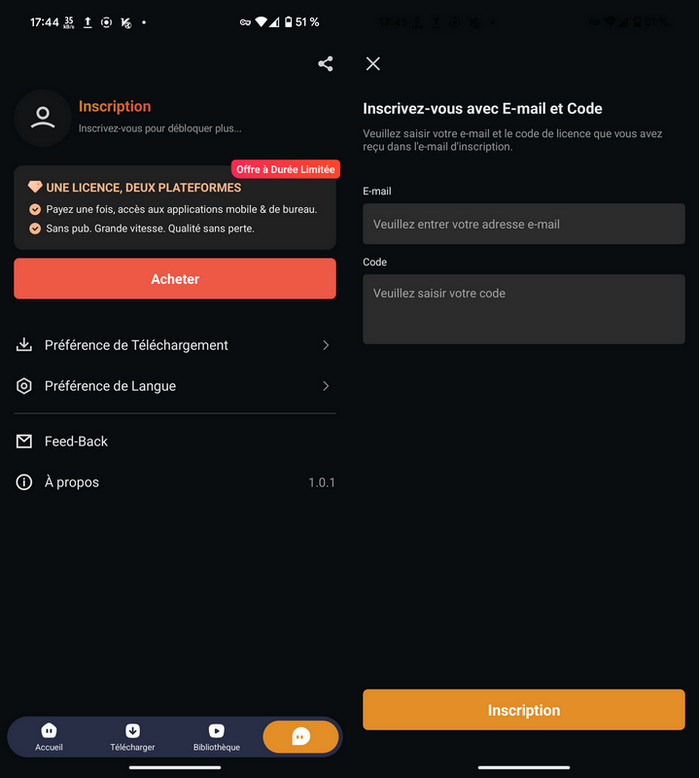 Activer Sidify Spotify Music Converter sur Android