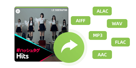Convertissez YouTube Music en MP3/AAC/WAV/FLAC/AIFF/ALAC