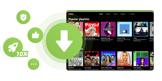 Convertissez par lots les playlists de YouTube Music 10x