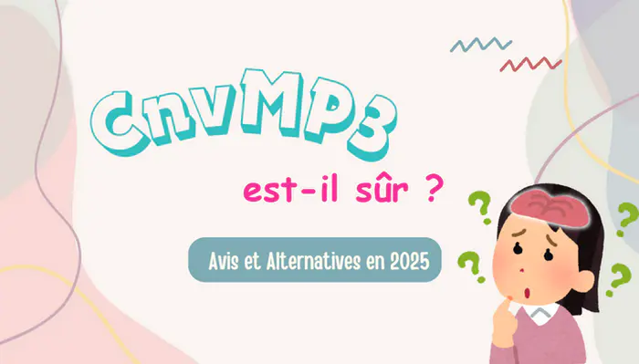 Télécharger des vidéos YouTube en MP3 ou MP4 avec CnvMP3