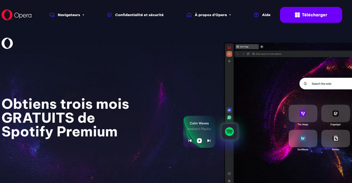 Débloquez 3 mois gratuits de Spotify Premium dans Opera