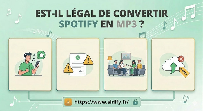 Légalité de la Conversion Spotify en MP3