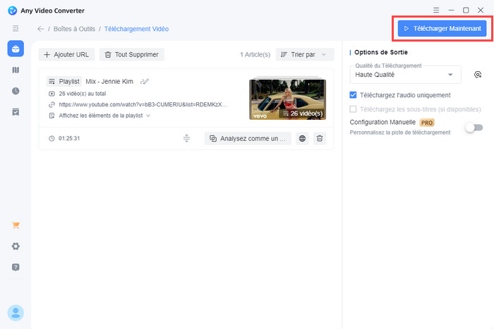 Extraire gratuitement une musique de YouTube
