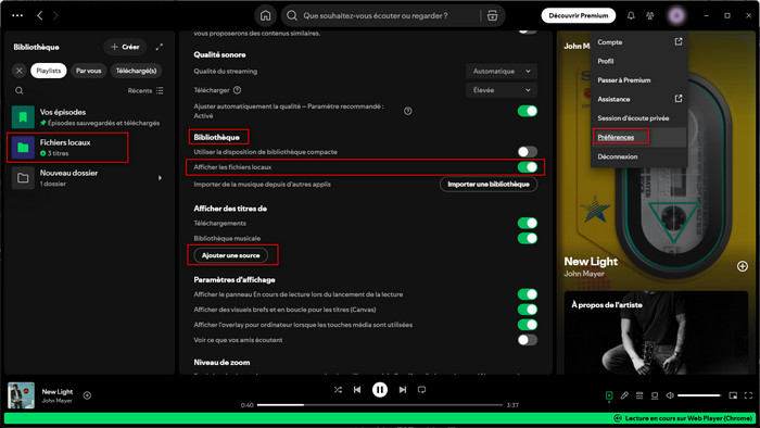 Téléchargez les morceaux sur votre appareil via YouZik