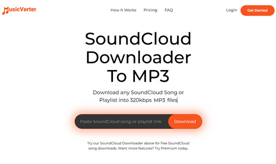 SoundCloud Convertisseur MP3 MusicVerter