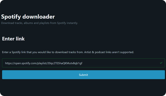 Spotify downloader