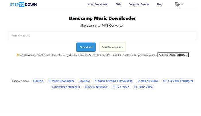 STEPTODOWN Bandcamp Music Downloader