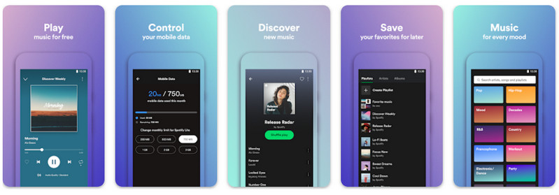 Télécharger et installer Spotify Lite