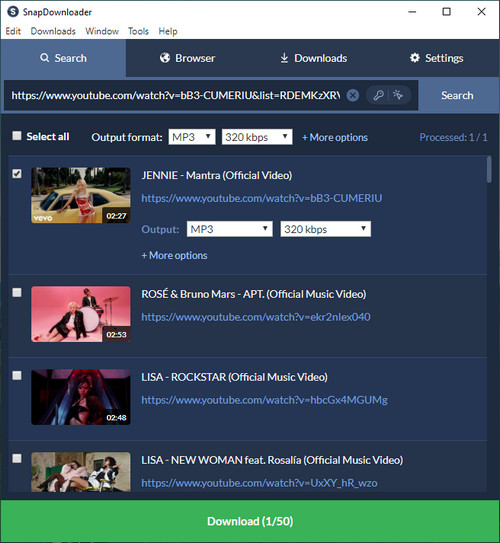 Télécharger gratuitement une playlist YouTube en MP3
