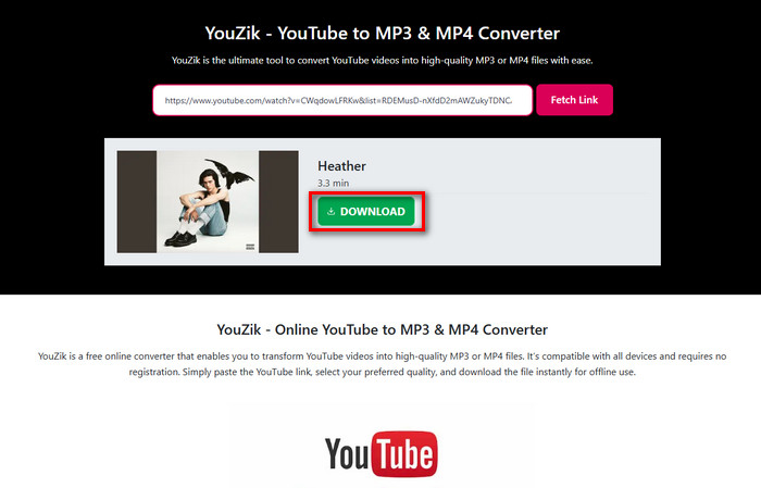 Démarrez la conversion