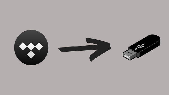 Tidal vers la clé USB