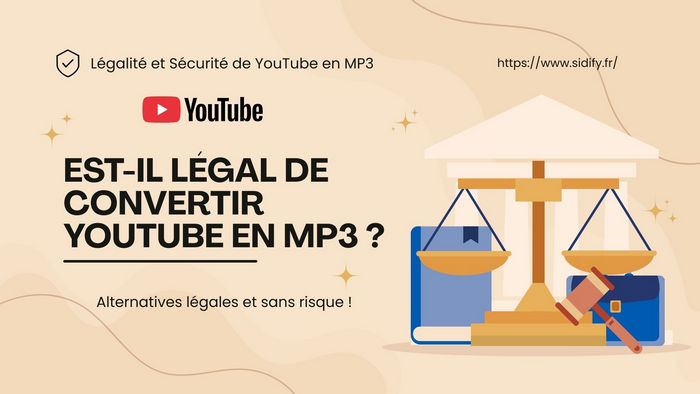 YouTube en MP3 est-il légal