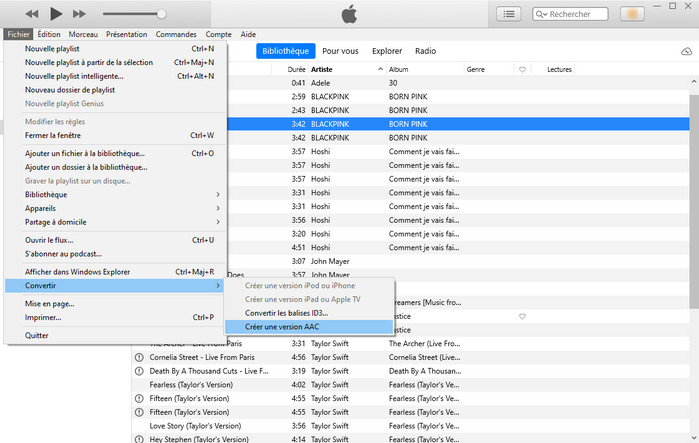 YouTube comme sonnerie iPhone à l'aide d'iTunes