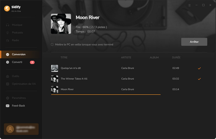 Téléchargez de la musique en streaming en MP3