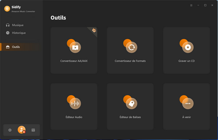 Outils pour Amazon Music Converter Windows