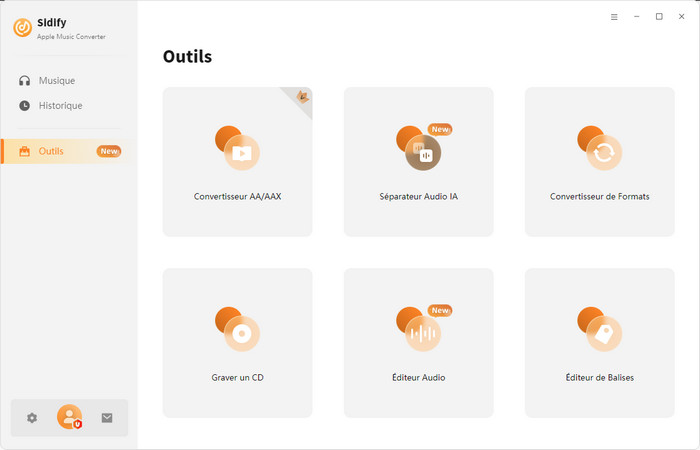 Outils pour Apple Music Converter Windows