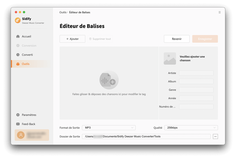 Modifiez les balises ID3 des musiques Deezer sur Mac