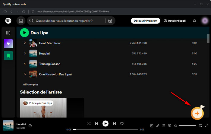 Trouvez la chanson que vous désirez Spotify