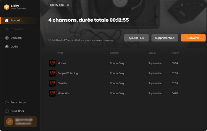 Téléchargez de la musique Spotify pour une écoute hors connexion sans Premium